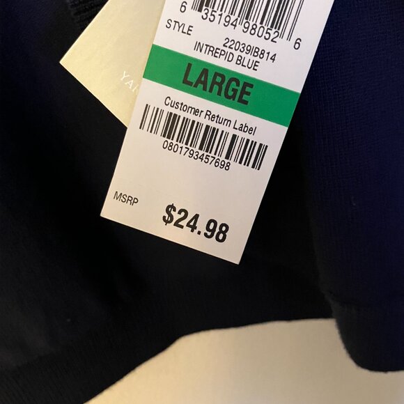 Charter Club Intrepid Blue Cardigan Women's Large - Picture 5 of 7